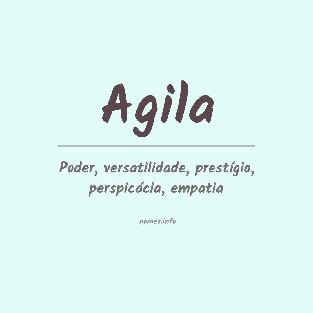 Significado do nome Agila