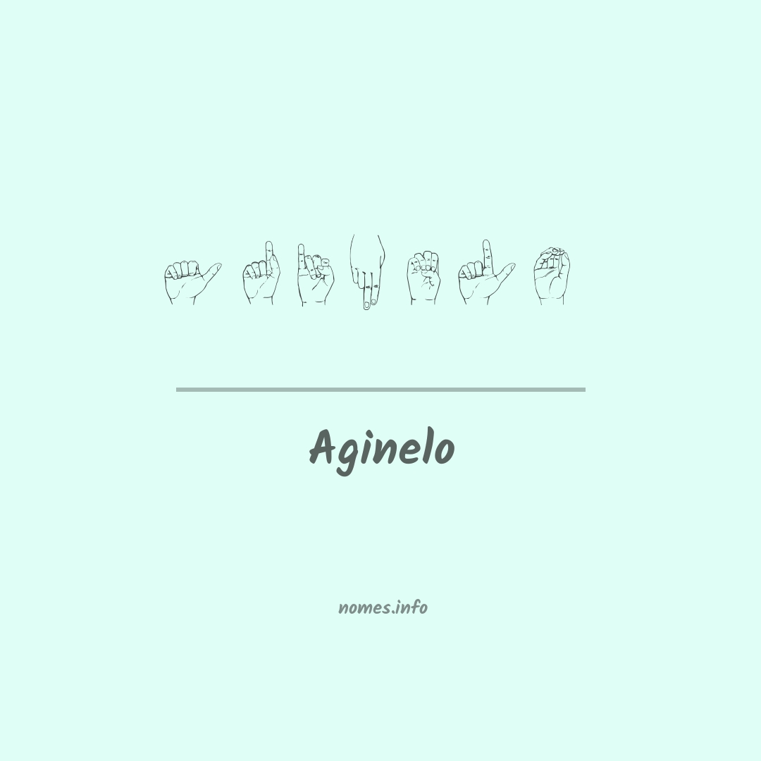 Aginelo em Libras