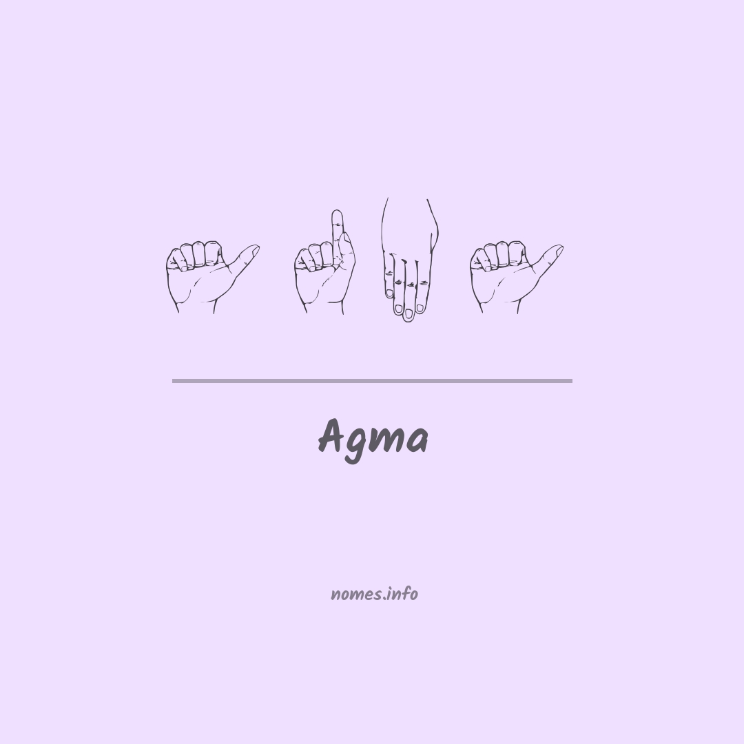 Agma em Libras