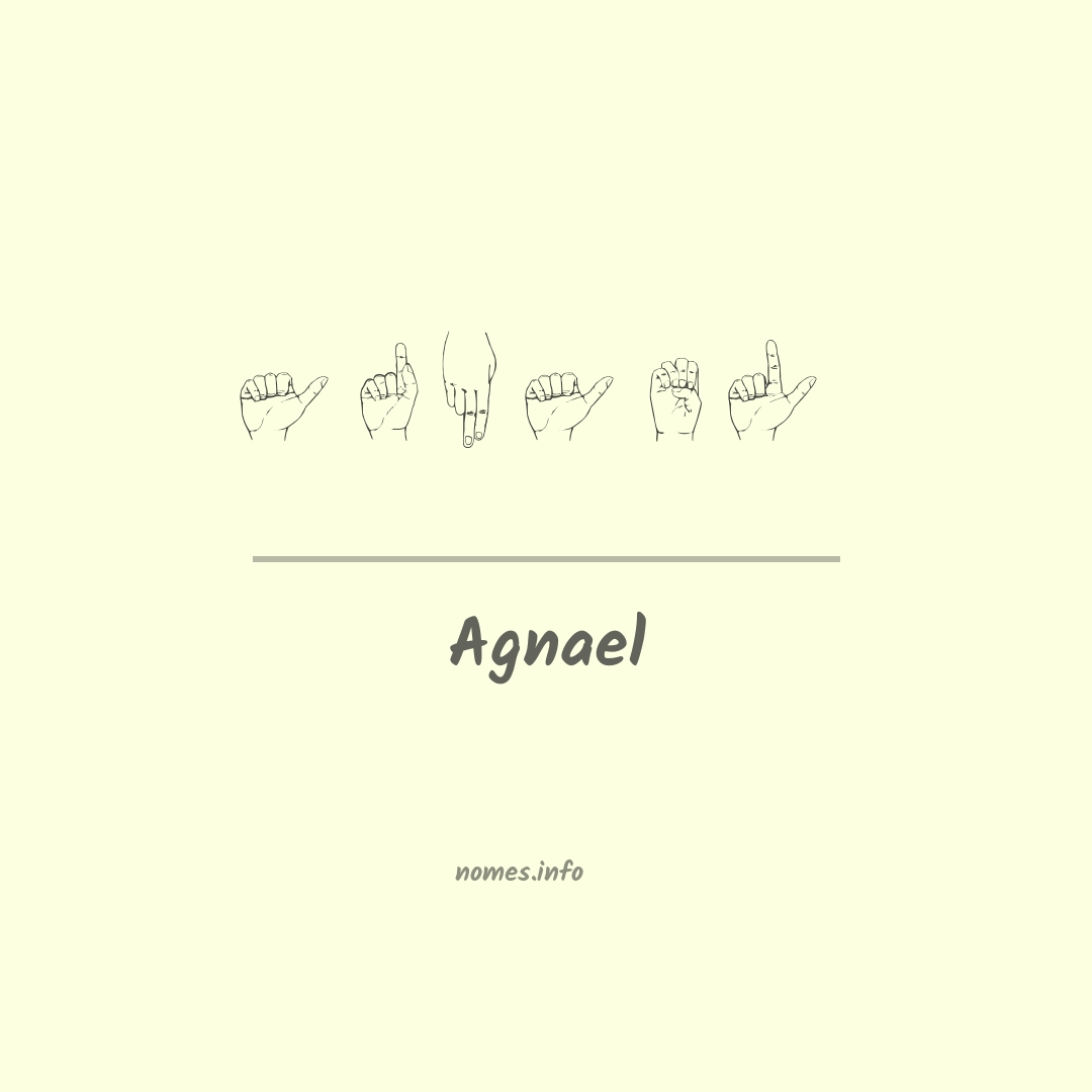 Agnael em Libras