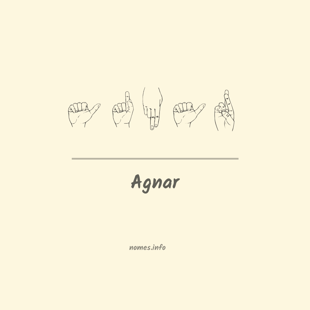 Agnar em Libras Agnar em Libras