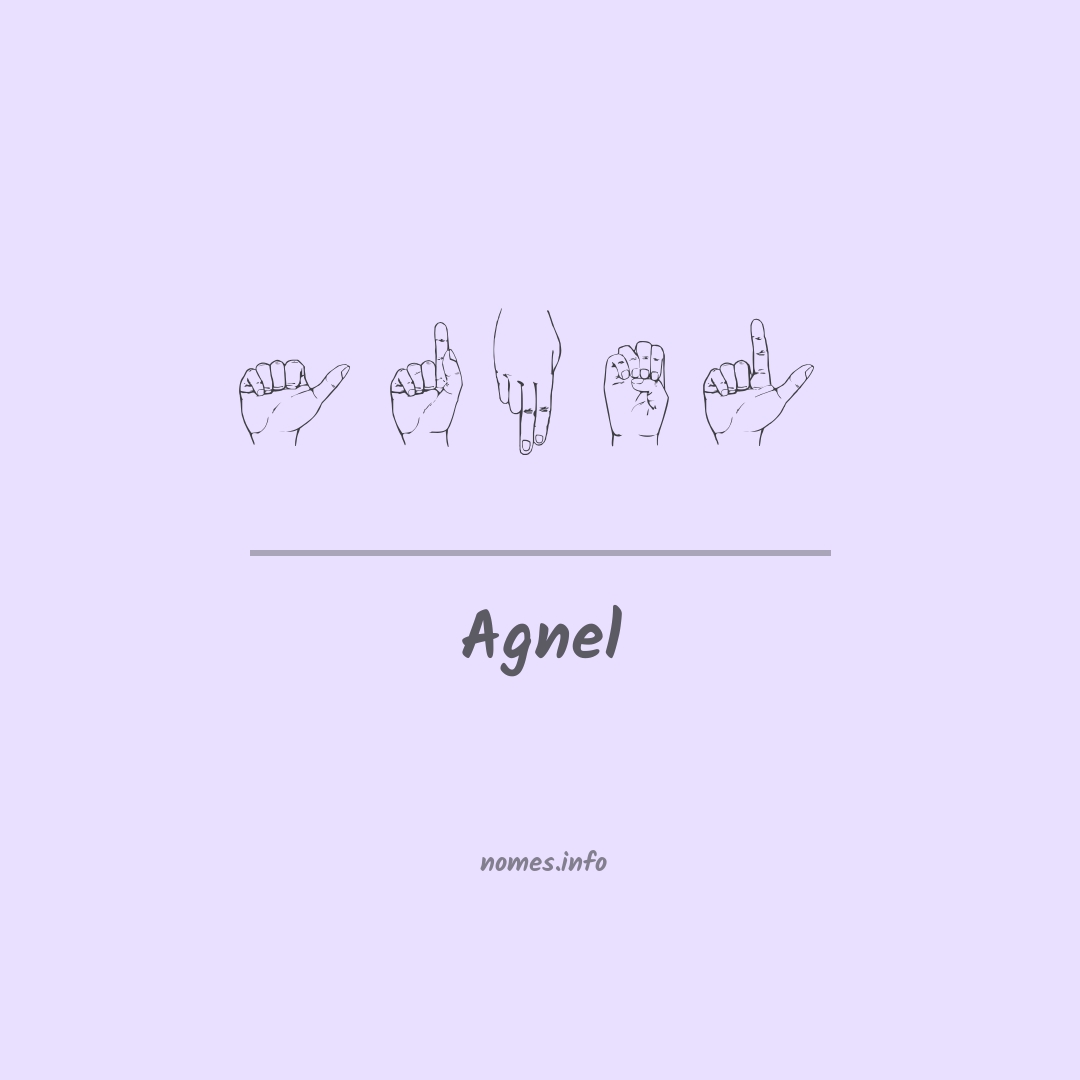 Agnel em Libras