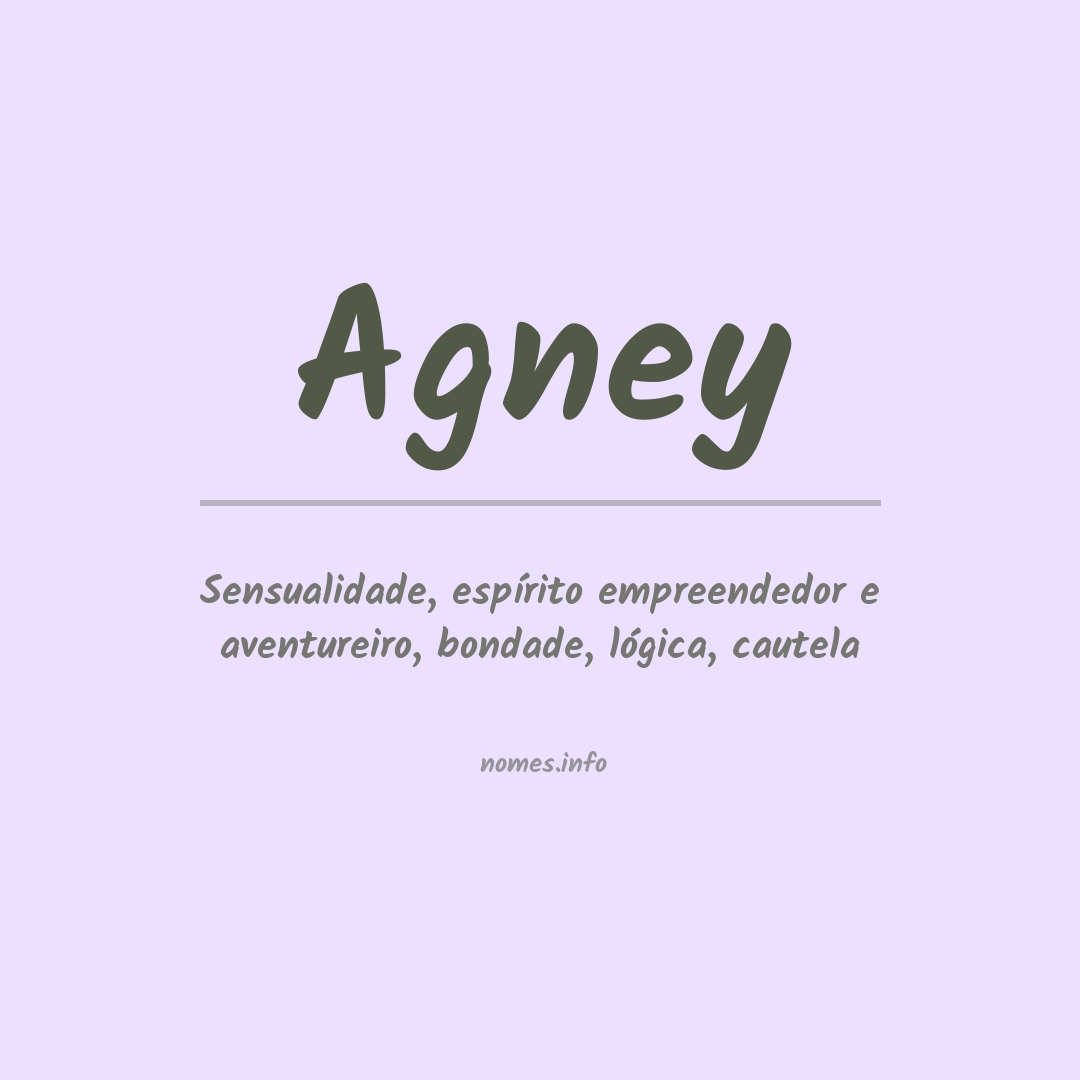 Significado do nome Agney