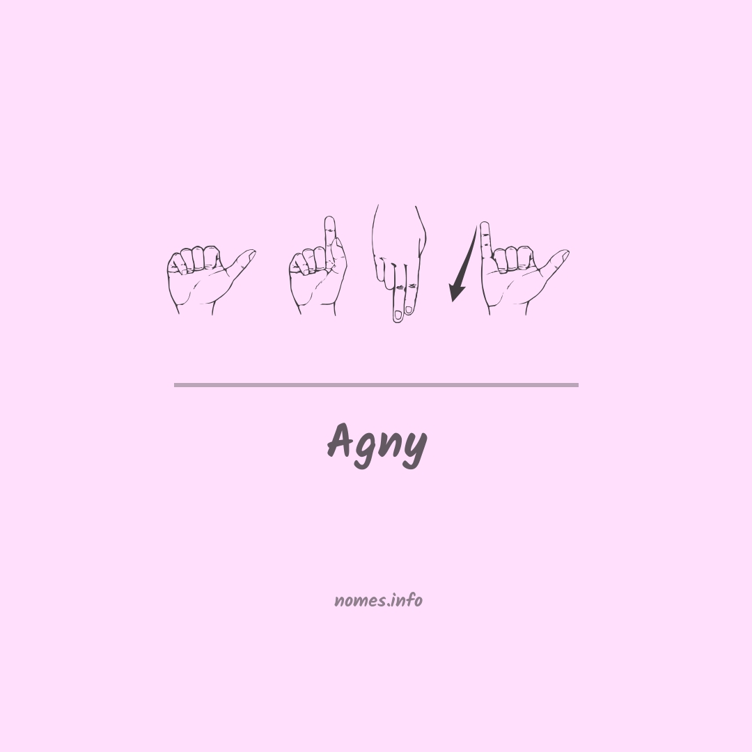 Agny em Libras