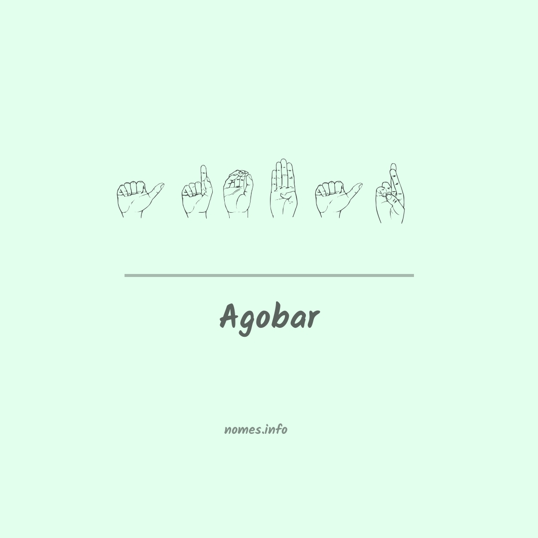 Agobar em Libras