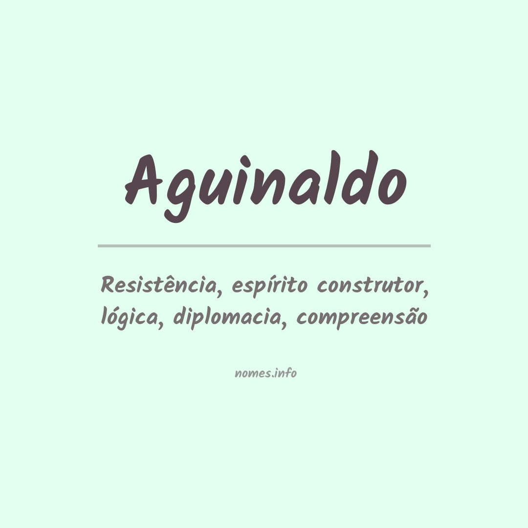 Significado do nome Aguinaldo