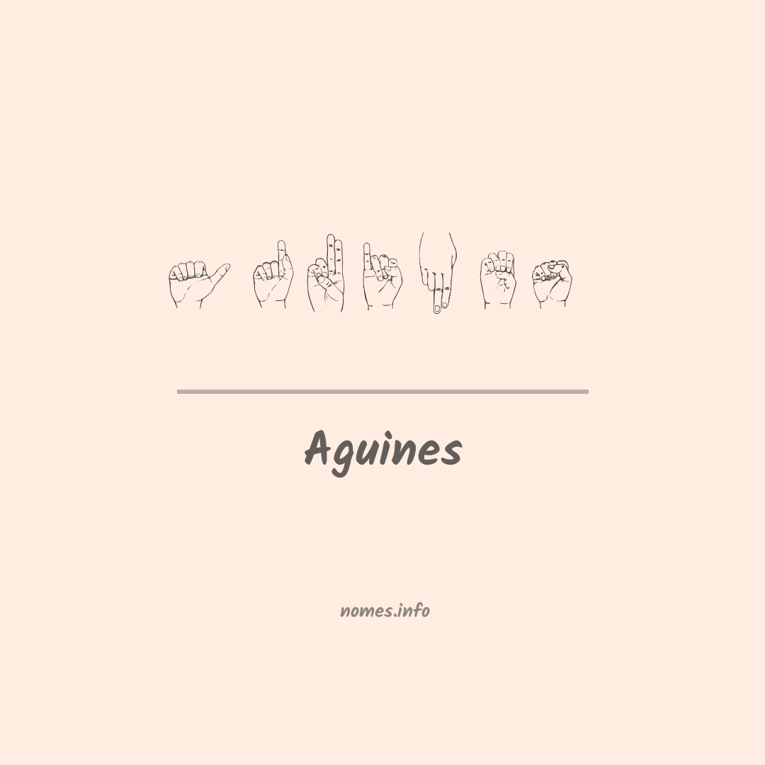 Aguines em Libras