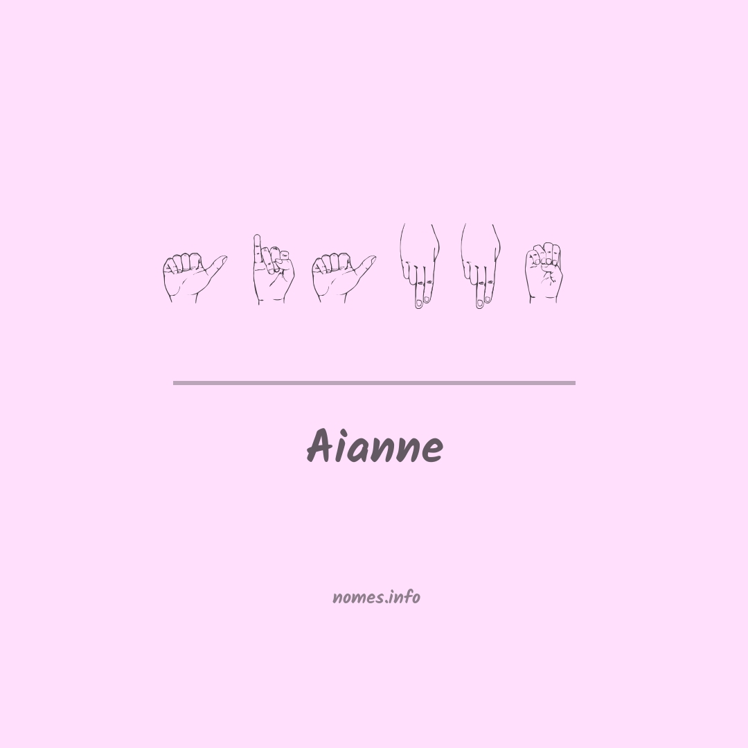Aianne em Libras Aianne em Libras