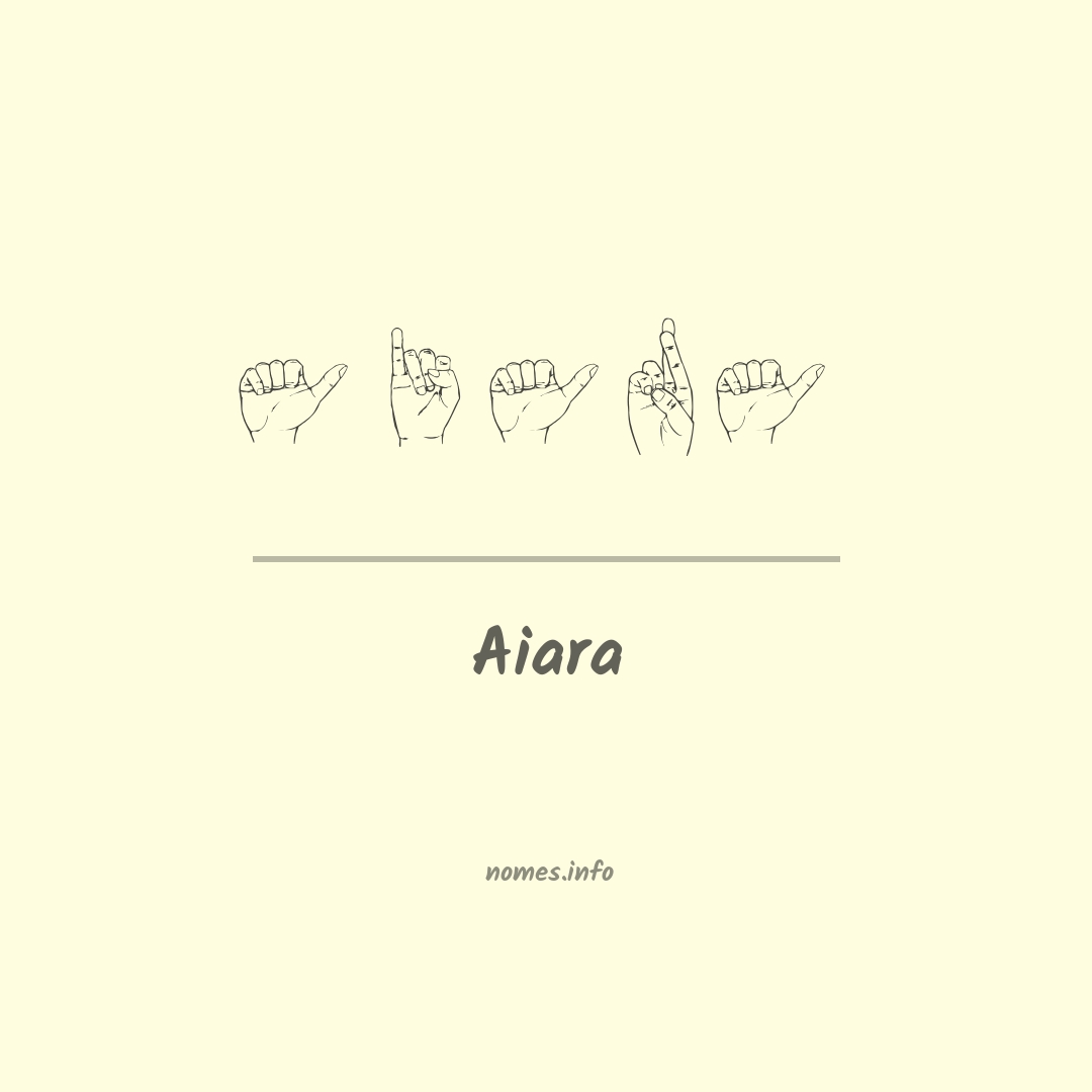 Aiara em Libras