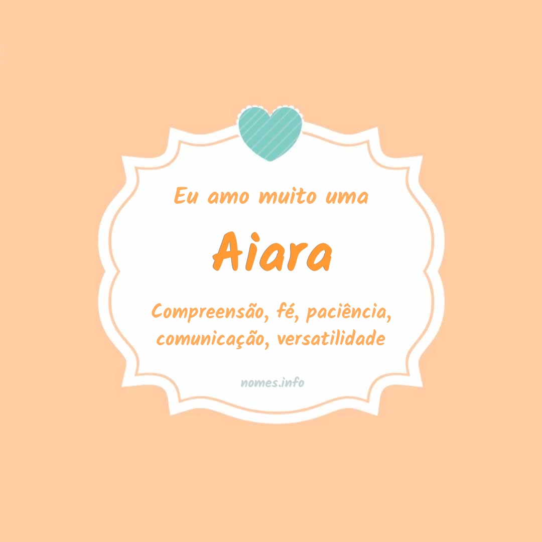 Eu amo muito Aiara