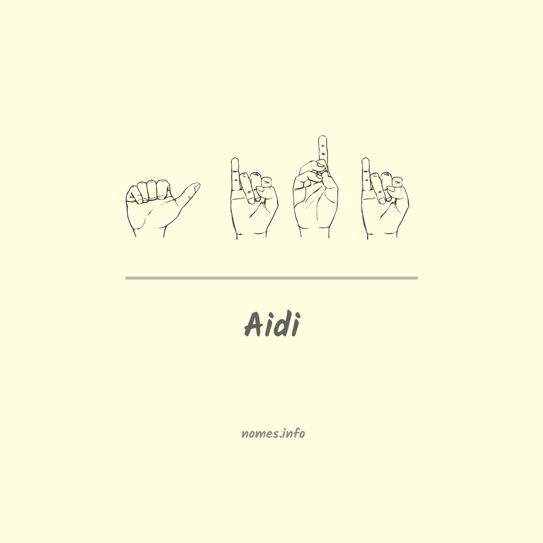 Aidi em Libras
