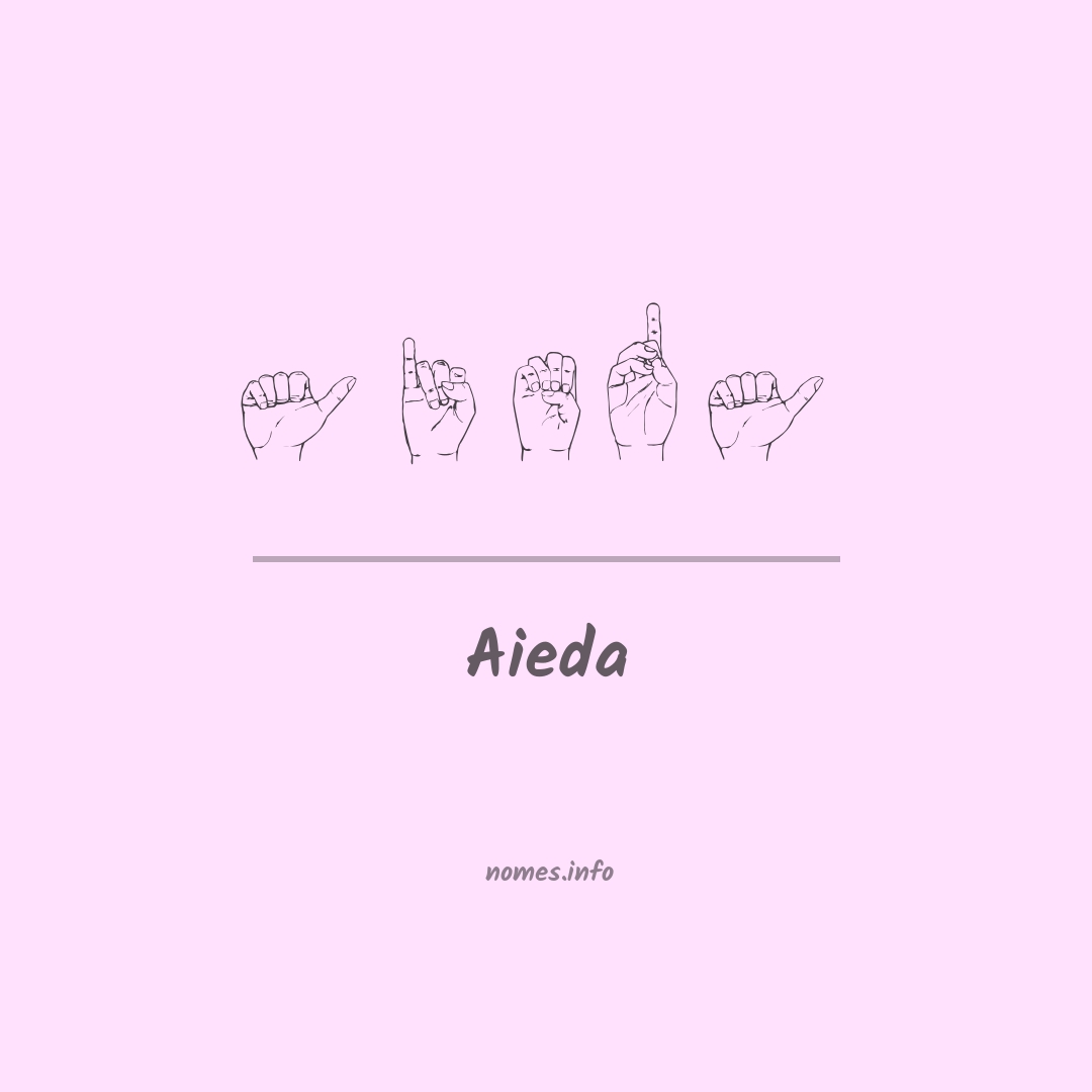 Aieda em Libras