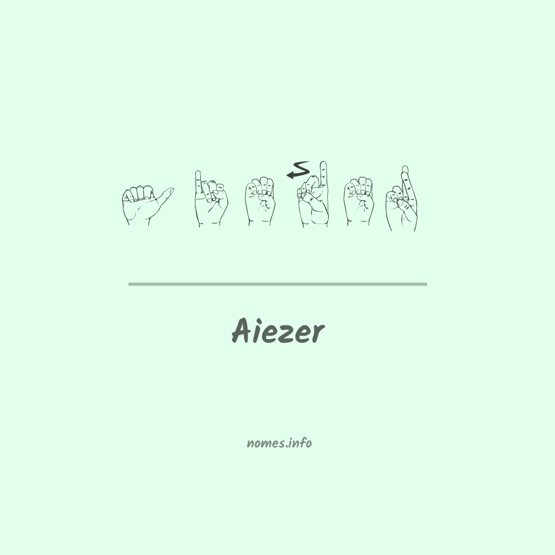 Aiezer em Libras