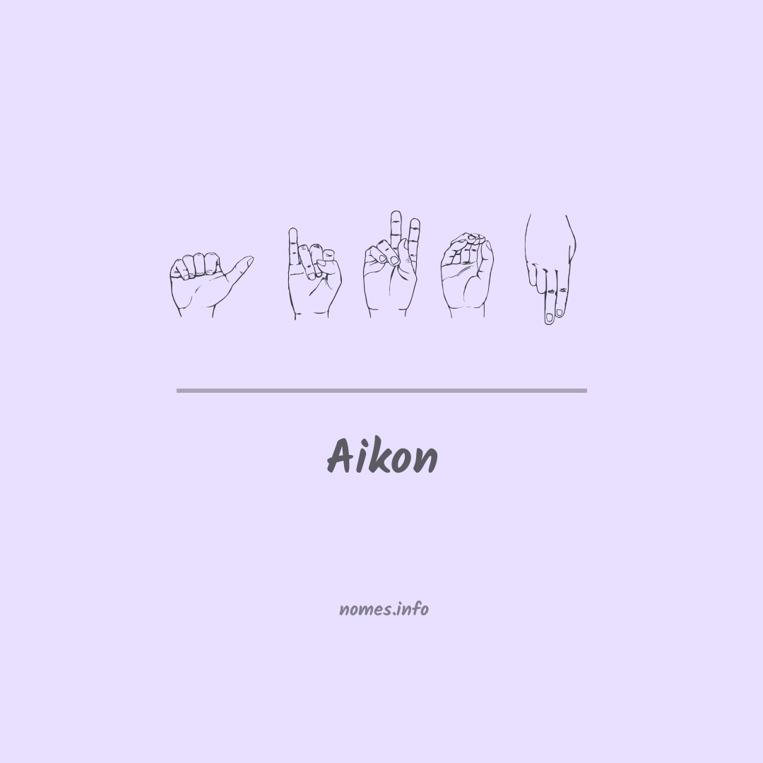 Aikon em Libras