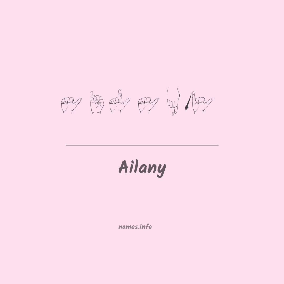 Ailany em Libras