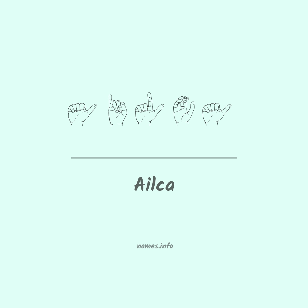 Ailca em Libras