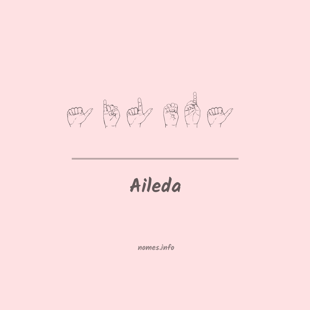 Aileda em Libras