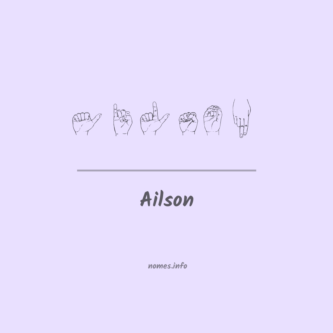 Ailson em Libras