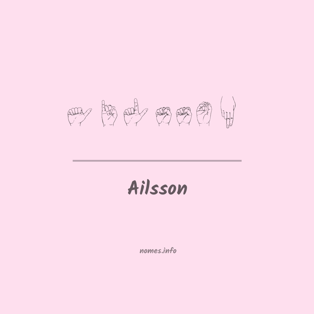 Ailsson em Libras