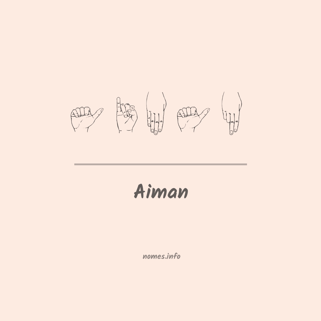 Aiman em Libras Aiman em Libras