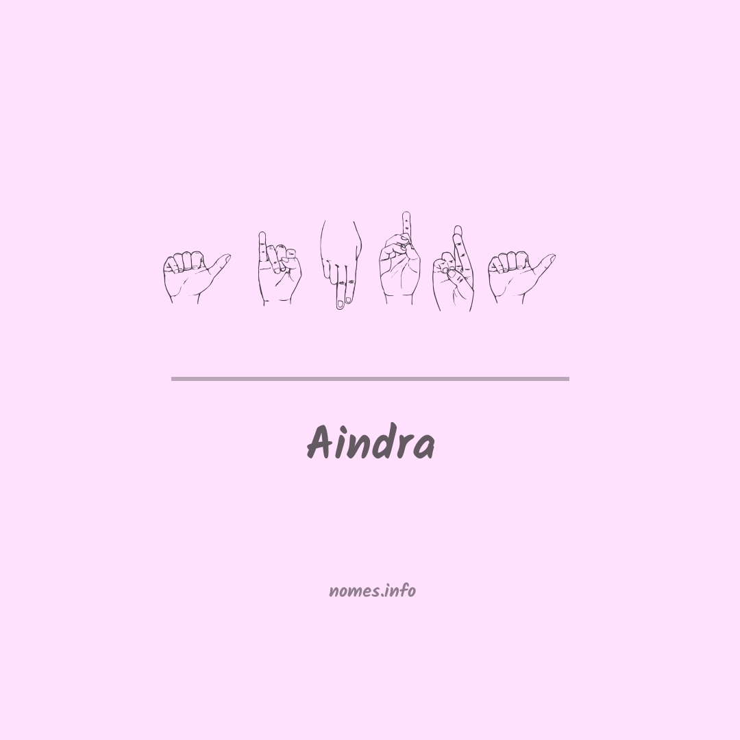 Aindra em Libras