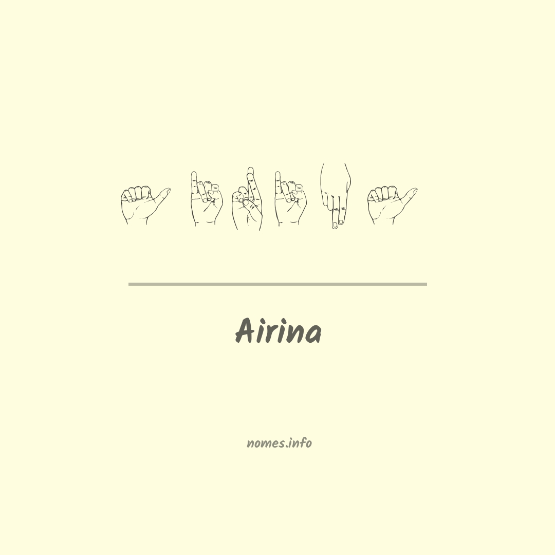 Airina em Libras