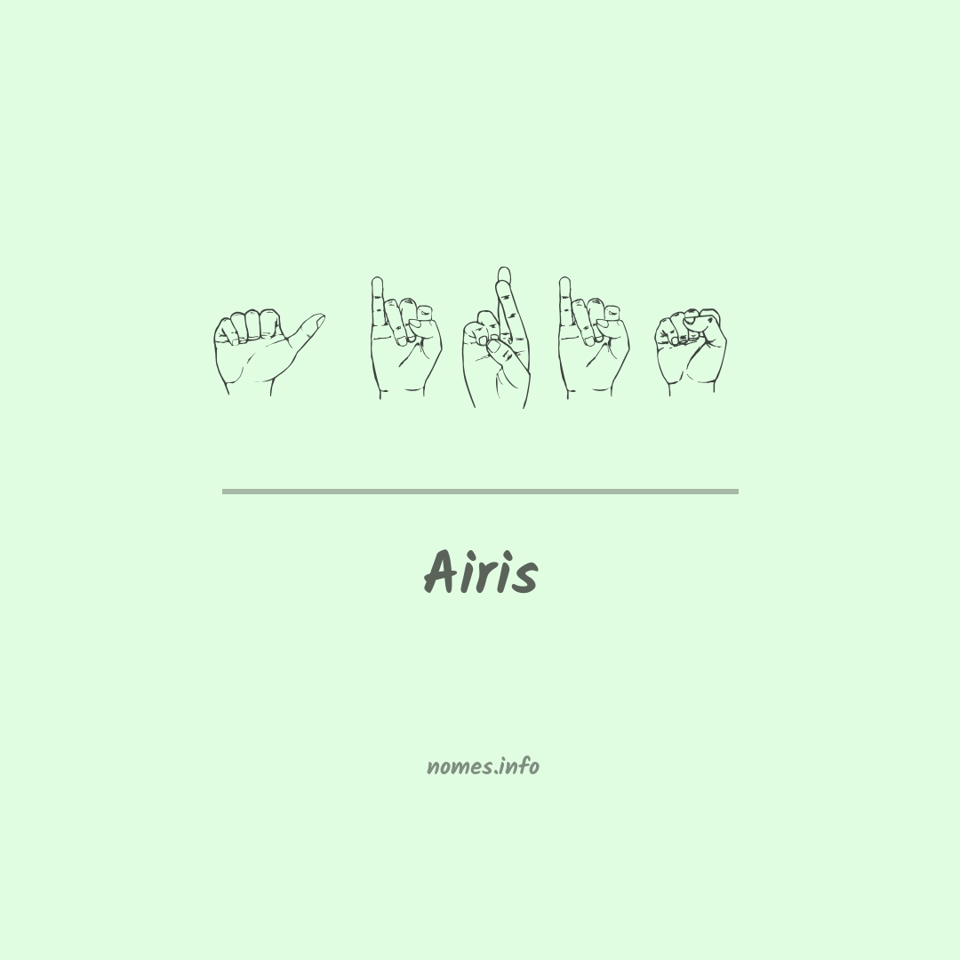 Airis em Libras