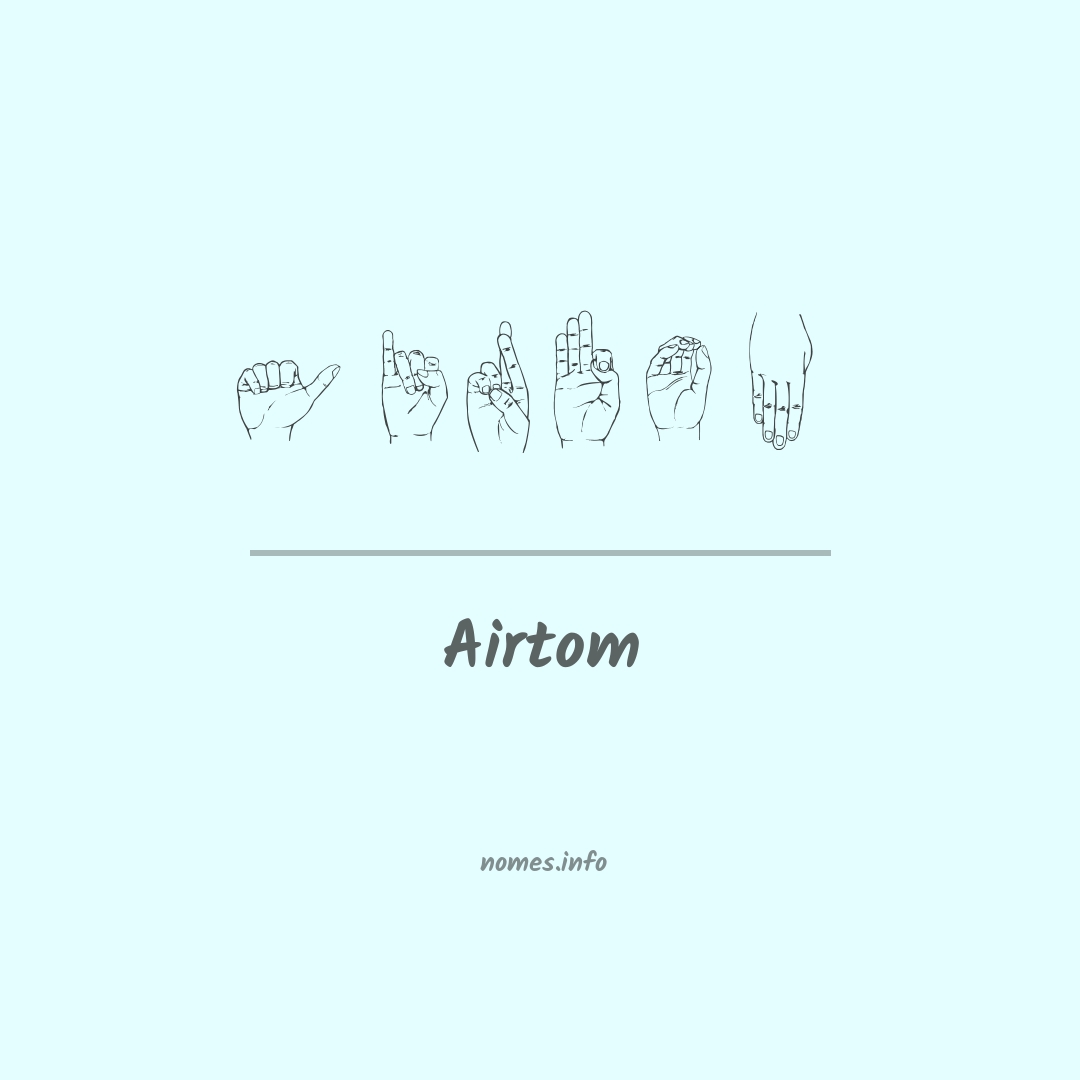 Airtom em Libras