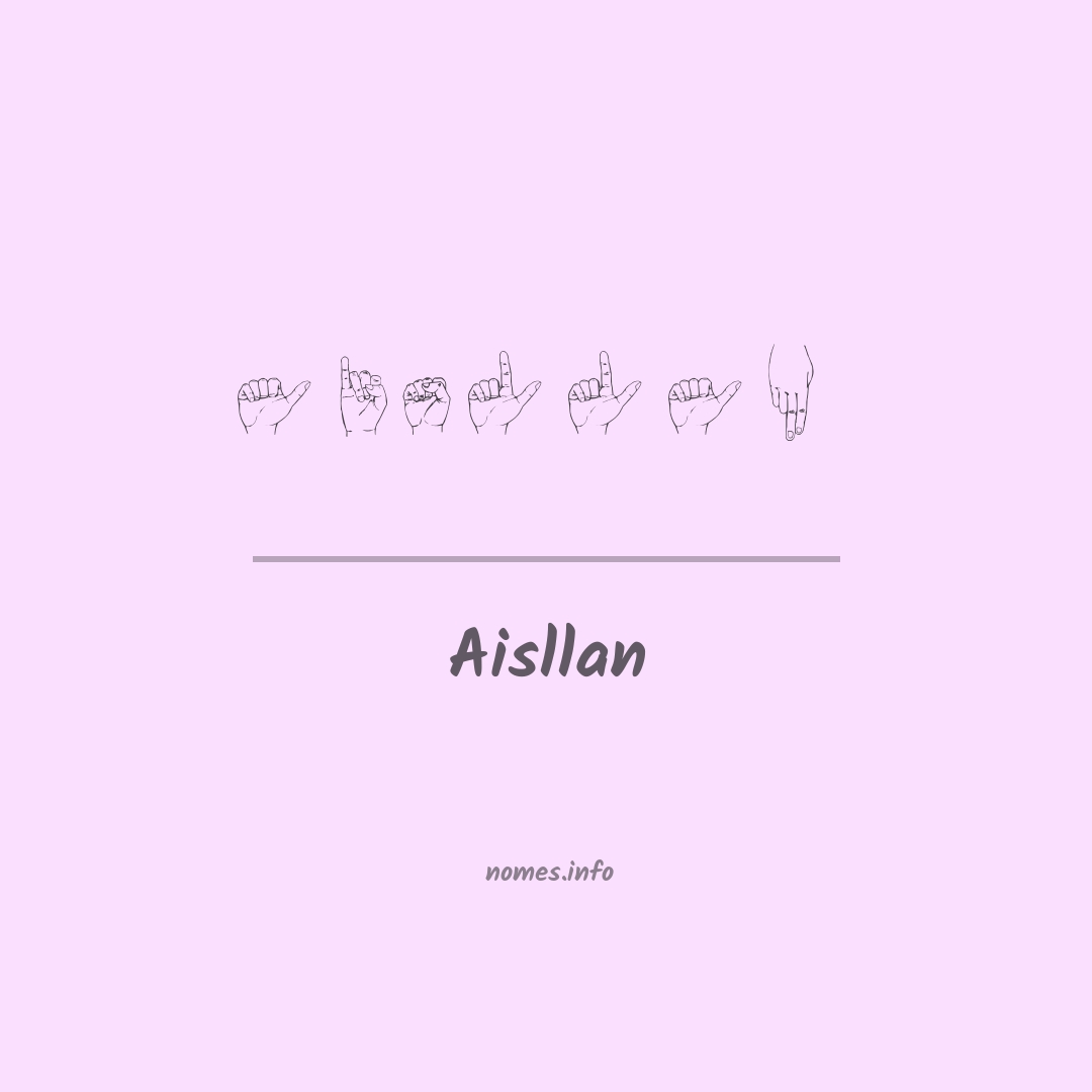 Aisllan em Libras