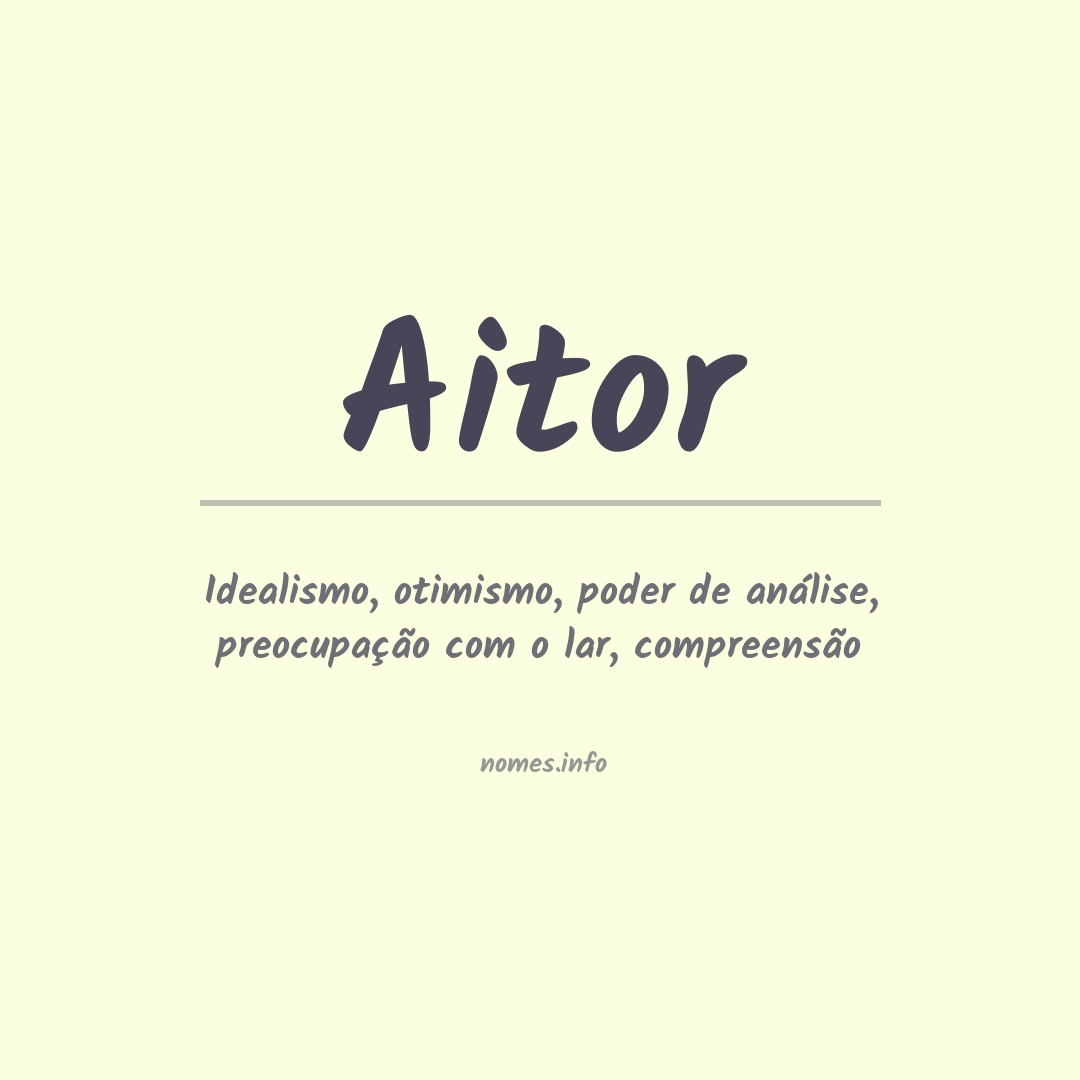 Significado do nome Aitor