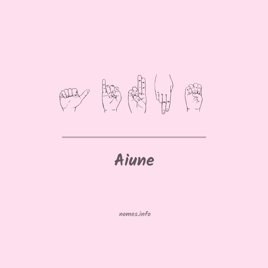 Aiune em Libras