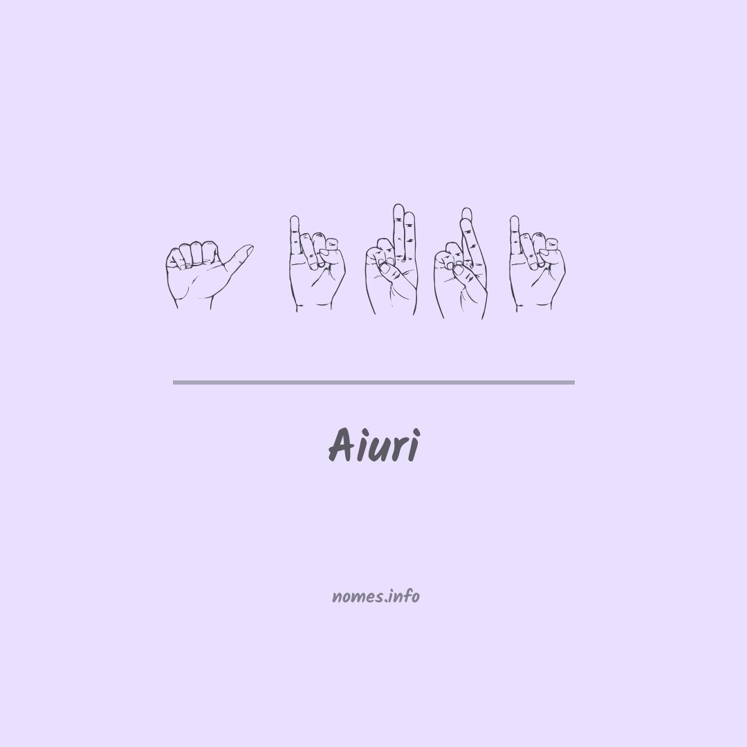 Aiuri em Libras