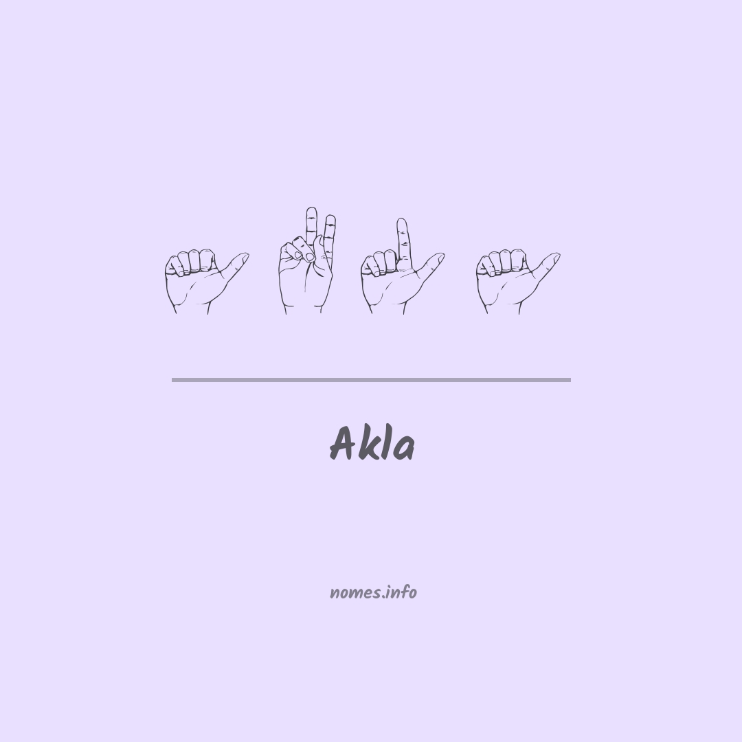 Akla em Libras Akla em Libras