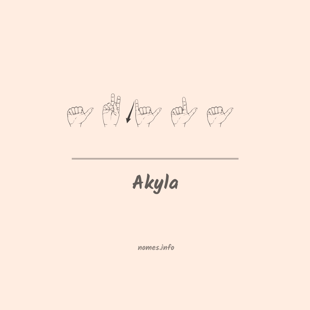 Akyla em Libras Akyla em Libras