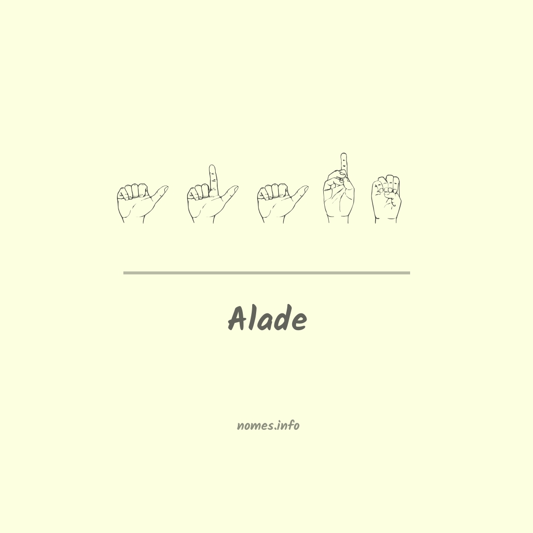 Alade em Libras Alade em Libras