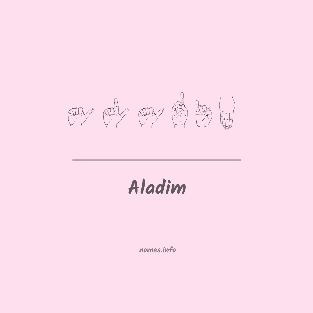 Aladim em Libras