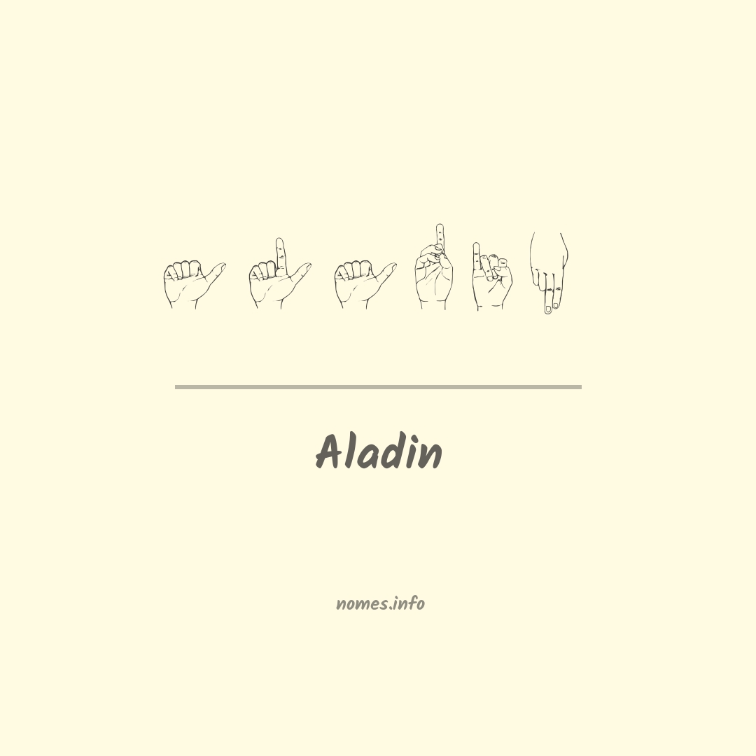 Aladin em Libras