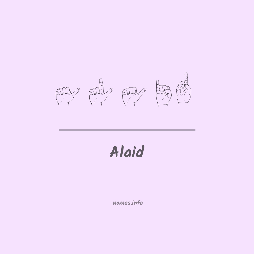 Alaid em Libras