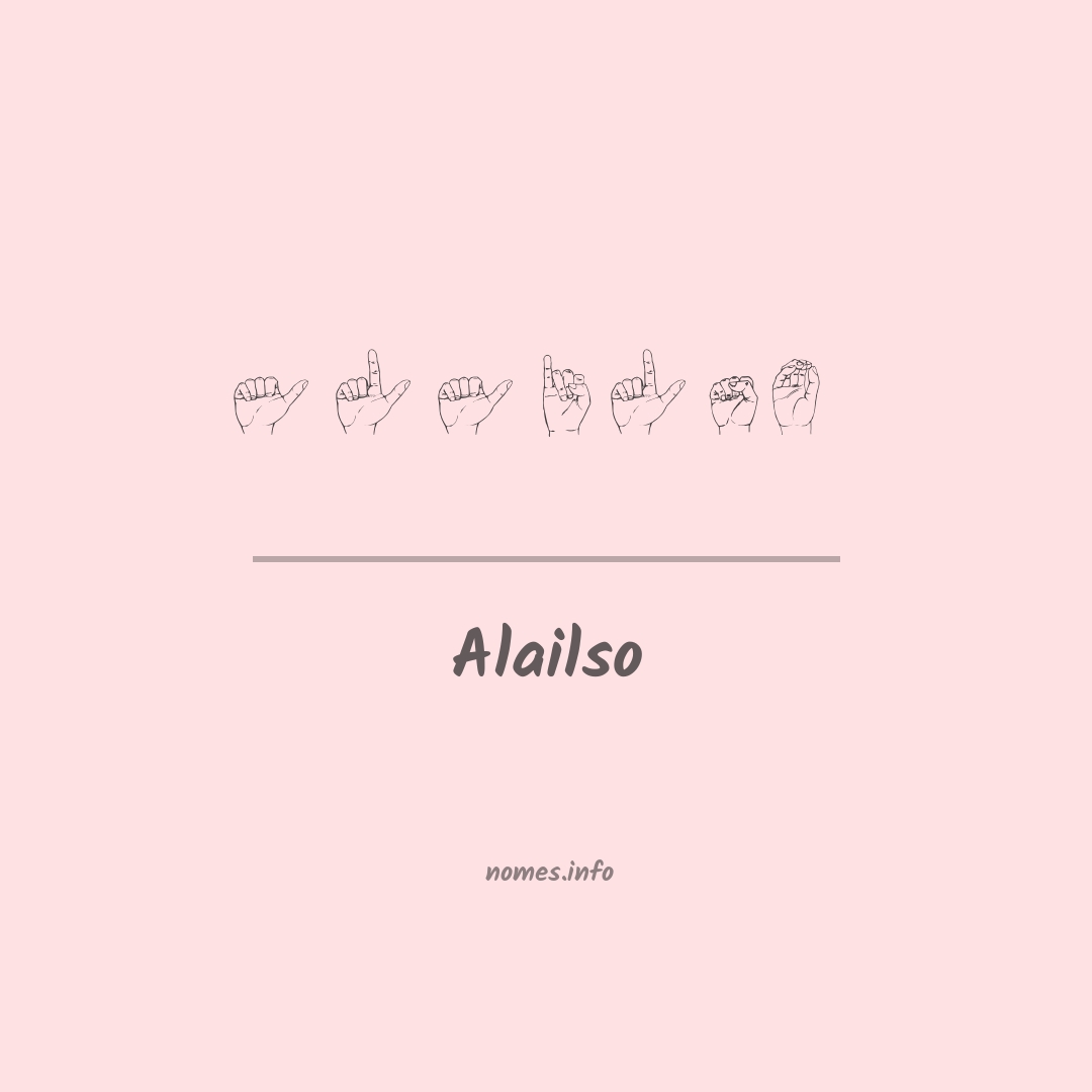 Alailso em Libras