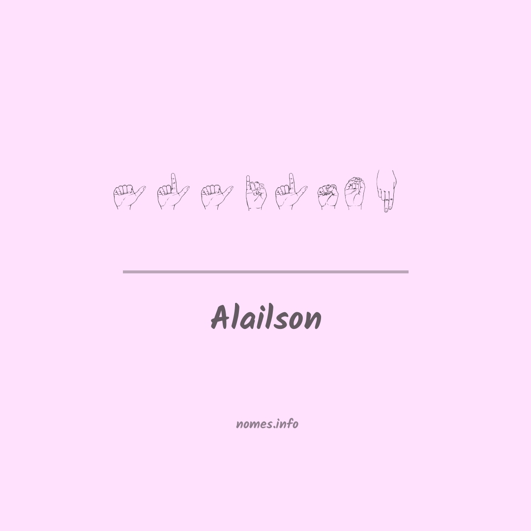 Alailson em Libras