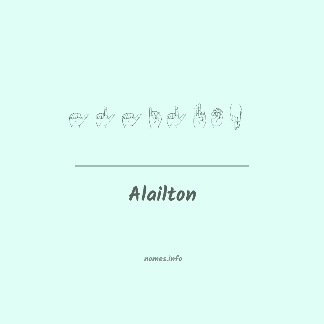 Alailton em Libras
