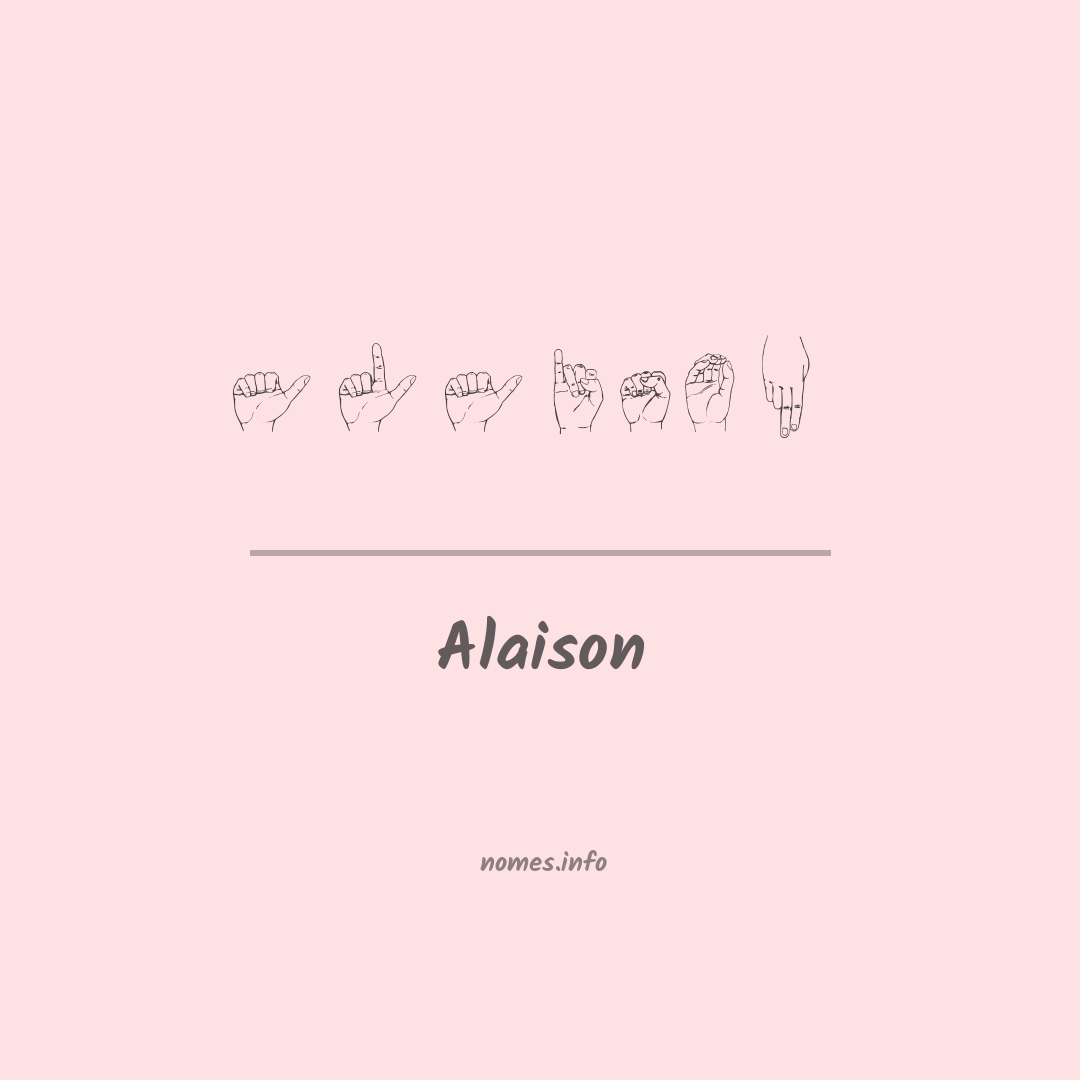 Alaison em Libras