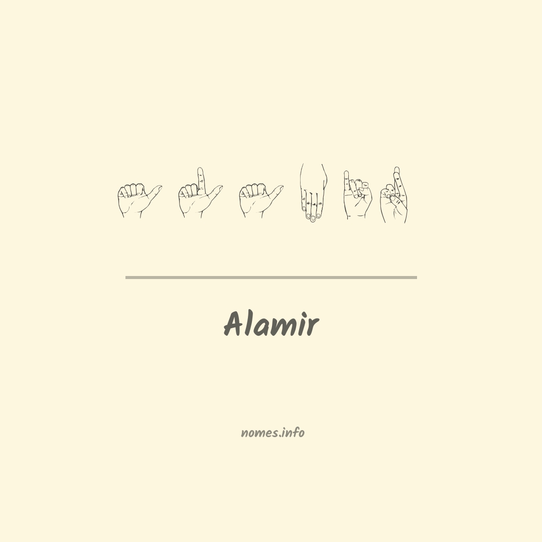 Alamir em Libras