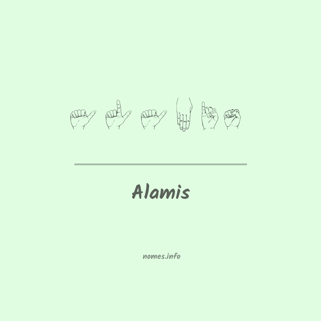Alamis em Libras