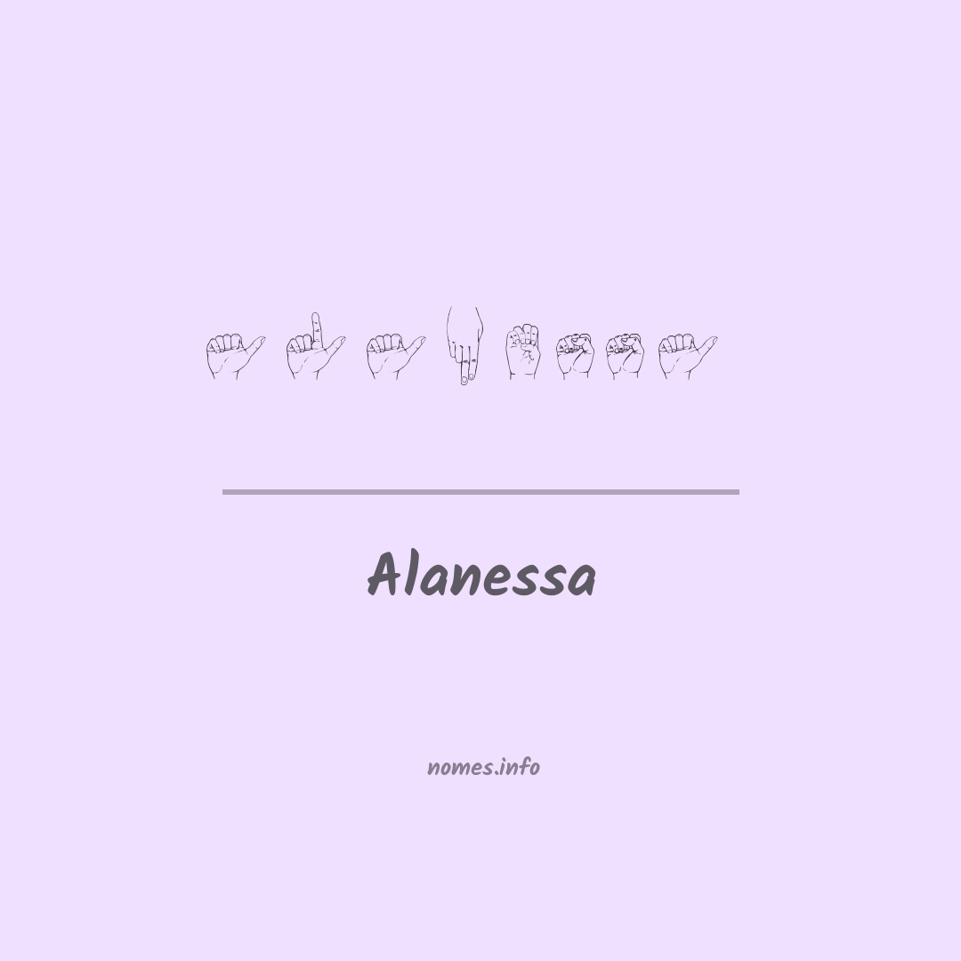 Alanessa em Libras Alanessa em Libras