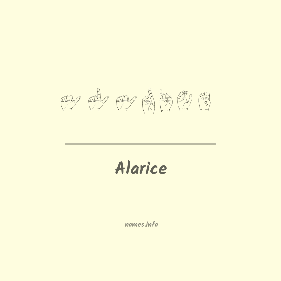 Alarice em Libras
