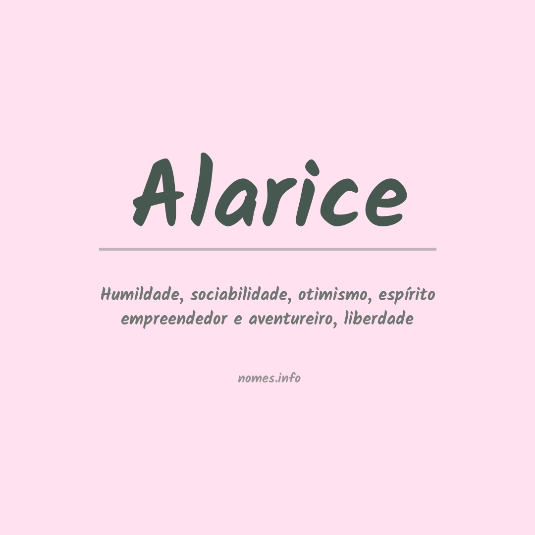 Significado do nome Alarice