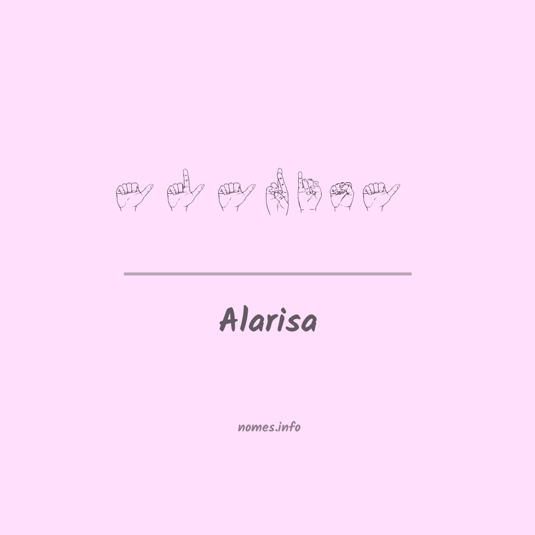 Alarisa em Libras