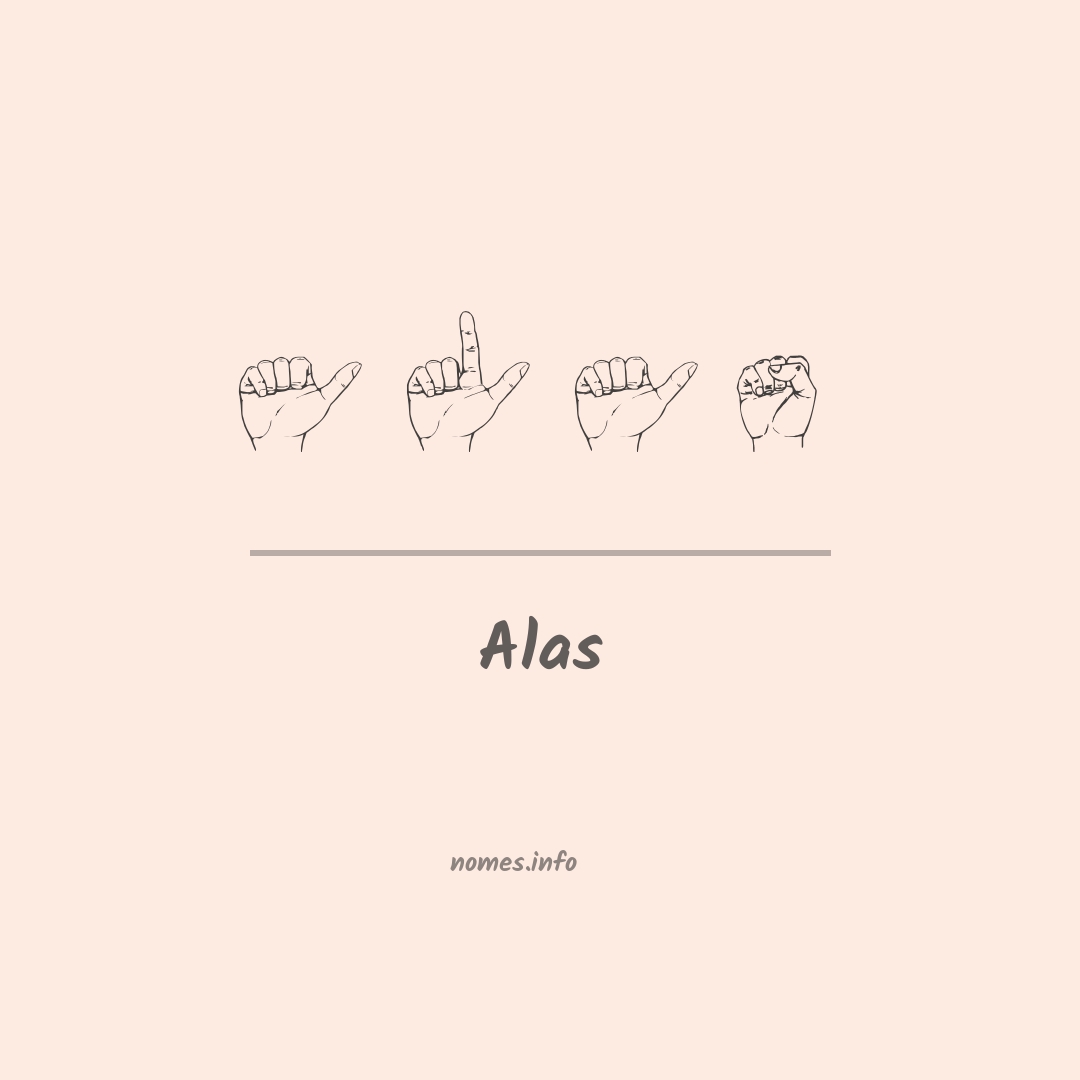 Alas em Libras