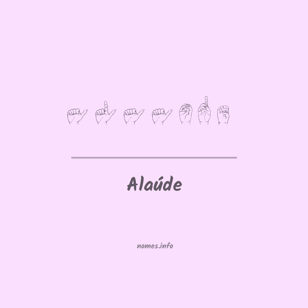 Alaúde em Libras
